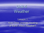 Unit 3 The Water Cycle