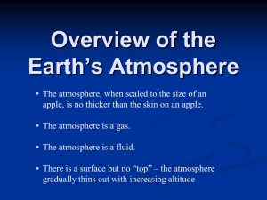 Intro to the Atmosphere