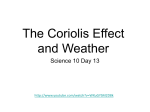 The Coriolis Effect and Weather