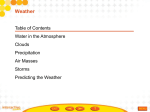 Chapter 4 Water and Atmosphere