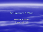 Air Pressure & Wind
