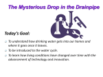 The Mysterious Drop in the Drainpipe