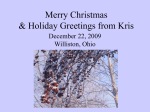 2009 Christmas Picture Greeting in PowerPoint