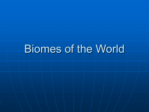 Biomes of the World