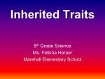 Inherited Traits - STEMTeachersNowPDProject