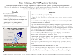 Sheet Mulching…No Till Gardening