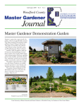 Journal Master Gardener Master Gardener Demonstration Garden Woodford County