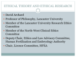 ethical theory and ethical research