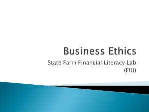 Business Ethics - FIU College of Business