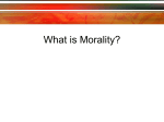What is Morality --