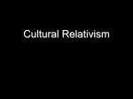 Cultural Relativism