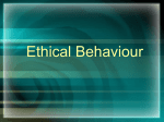 3.1 Ethical Behaviour