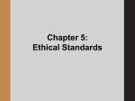 Chapter 5: Ethical Standards