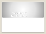 HU245 Unit Six Seminar New Business!