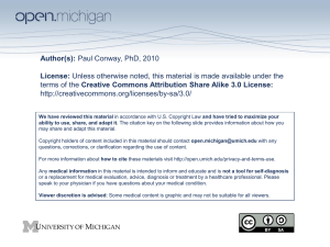 conway-si410-fa10-week1-ethics - Open.Michigan