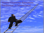 Values/Character Education: Traditional or