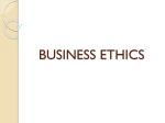 business ethics - michellevillanda