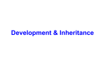 Development & Inheritance