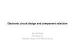 Electronic circuit design and component selection