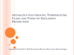 Temperature Class and Types of Explosion Protection