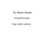 DC Motor Model - Dr. Imtiaz Hussain