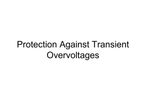 Major causes of transient overvoltages