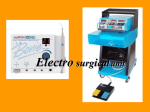Electro surgical unit