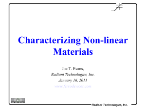 Ferroelectric Characterization Tutorial