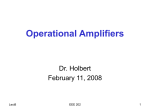 Operational Amplifiers