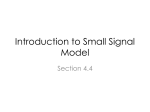 Introduction to Small Signal Model