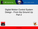Digital Motion Control System Design