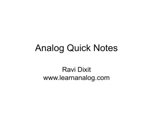 Analog Quick Notes