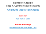 Electronic-Circuit II Chap 4. Communication Systems