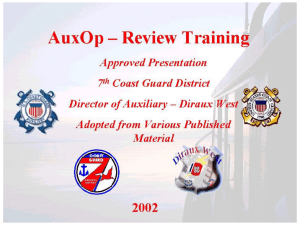 Seamanship Chapter 3 - USCG Auxiliary,1700204, serving