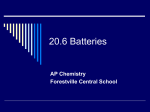 20.6 Batteries - Forestville Middle