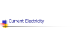 Current Electricity - Petoskey High School