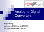 Analog-to-Digital Converters