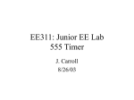 EE311: Junior EE Lab 555 Timer