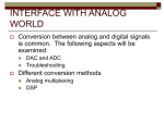 interface with analog world