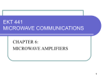 Microwave Amplifiers