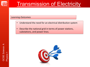 Transmission of Electricity