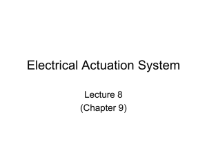 Mechanical Actuation System