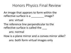 Honors Physics Final Review Spring 2015