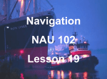 Lesson 19 - Navigational Equipment