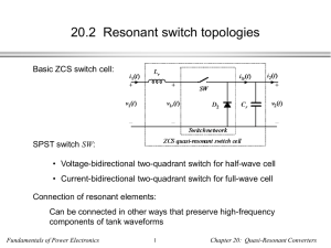 Chapter 20: Quasi-Resonant Converters