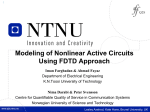 Analysis of Amplifier with Nonlinear Device Model