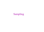 sample an analog input voltage