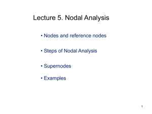5. Nodal analysis