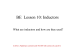 Lesson 10 Inductors