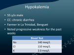 Hypokalemia